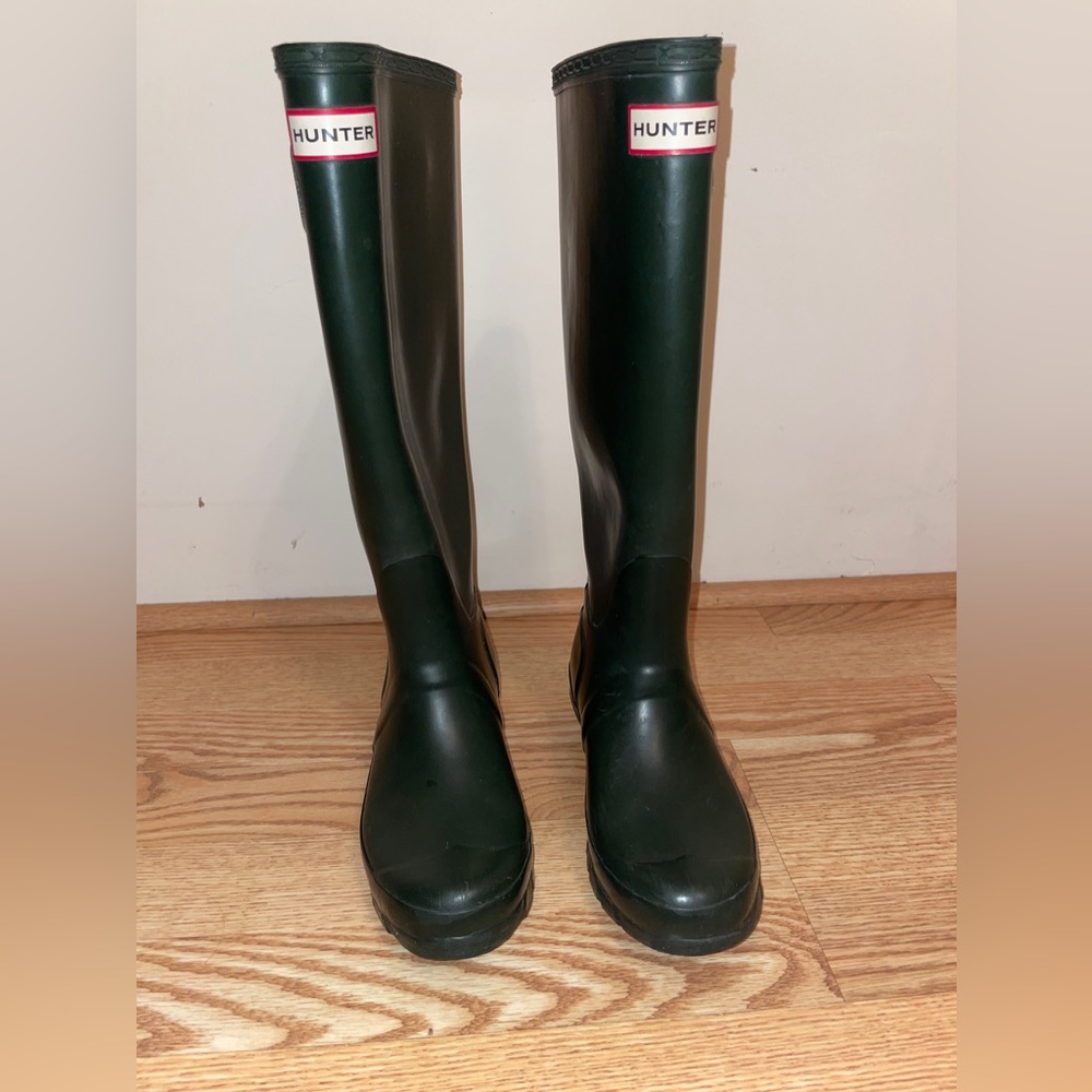 Green Hunter Rain Boots